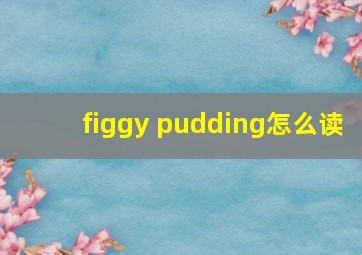 figgy pudding怎么读